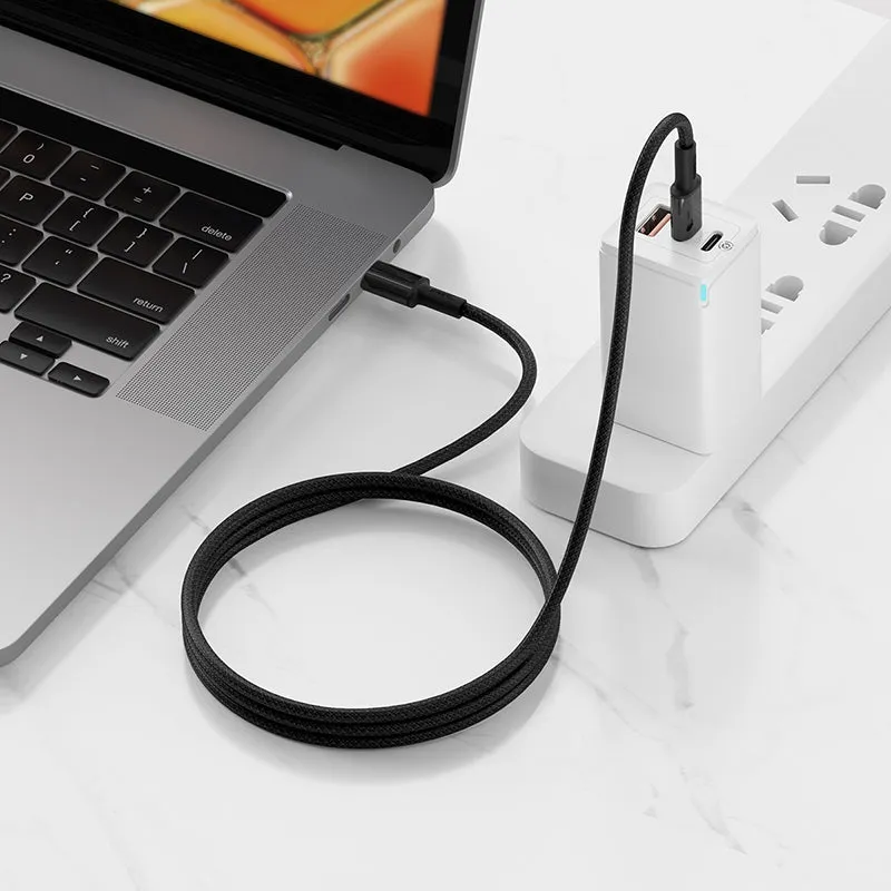 Baseus 100W 2M USB-C To USB-C PD Fast Charging Cable - Black, Support Up To 100W(20V/5A) PD Fast Charging