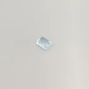 Cabochon, Ædelsten, Akvamarin Facetteret, 3,1 ct