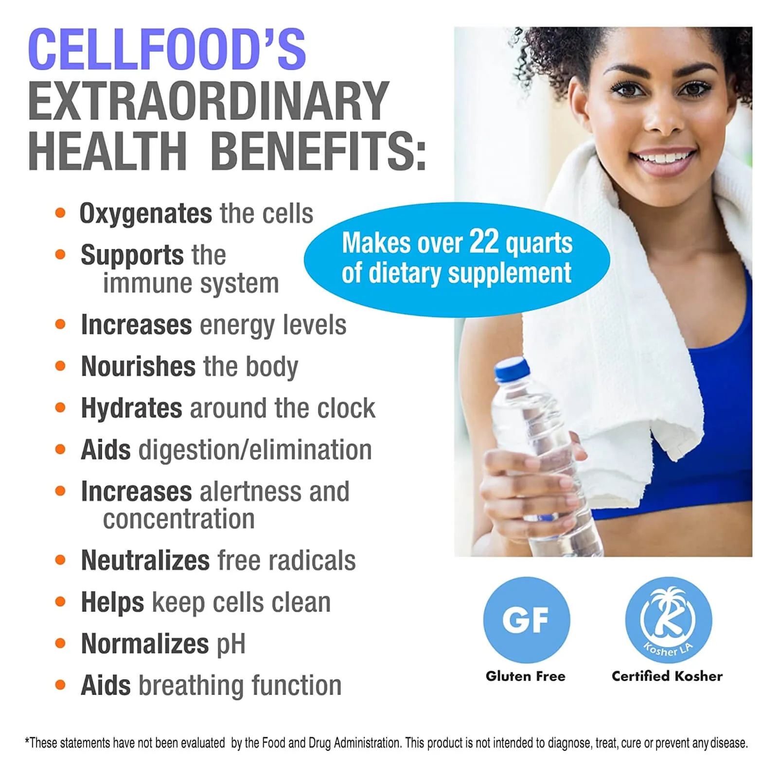 Cellfood Liquid Concentrate 1 oz   Free CellFood book by Lumina Health Oxygen Energy