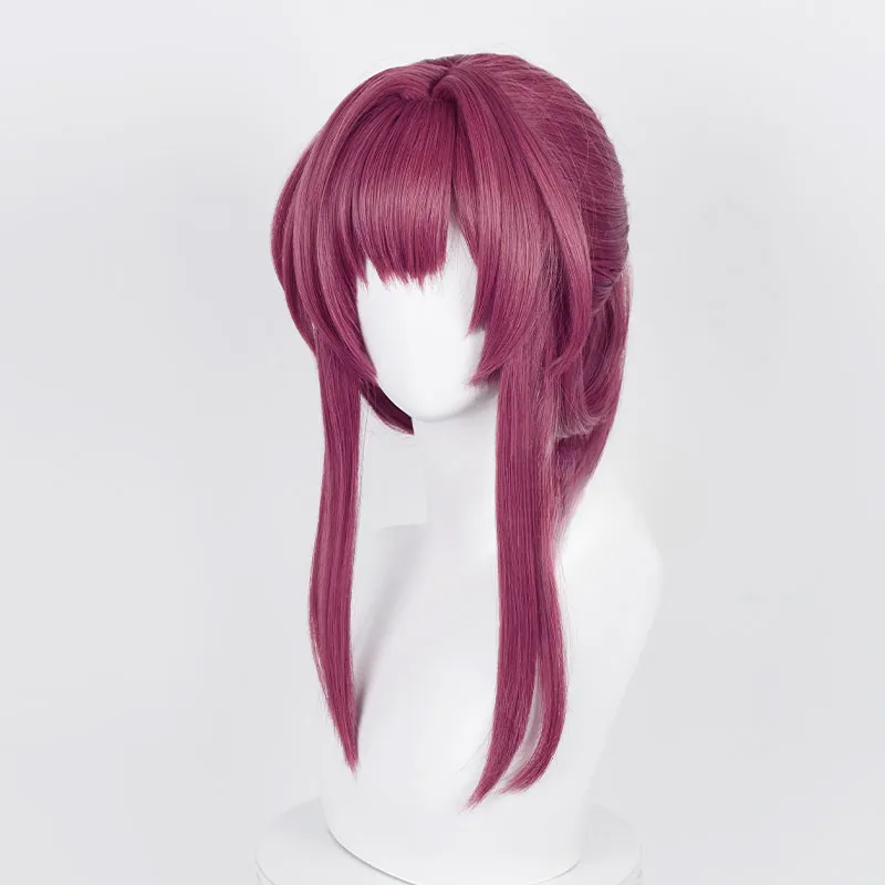 Honkai Star Rail Kafka Cherry Red Ponytail Cosplay Wig ON810