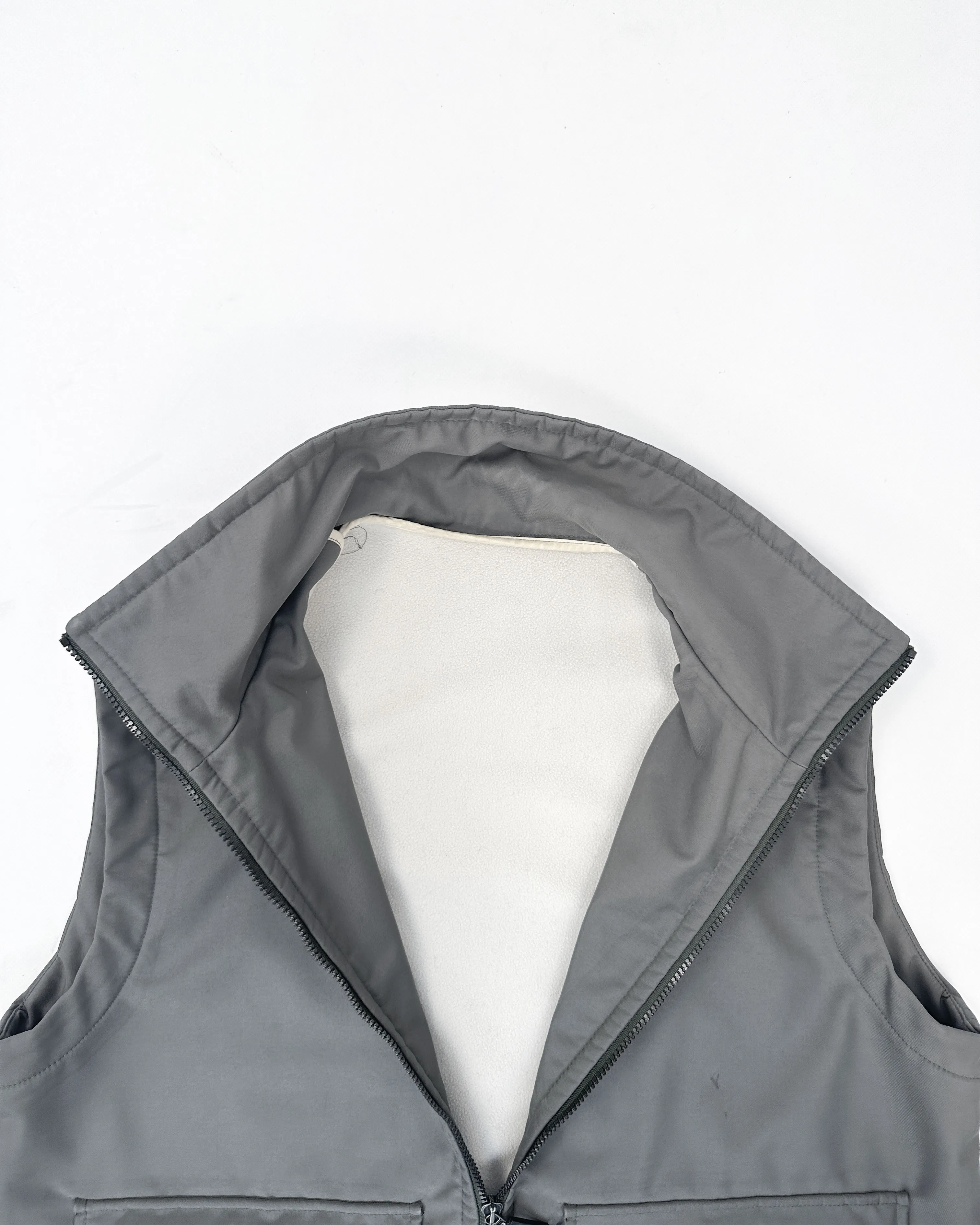 Iceberg Grey Body Warmer Vest 2000's