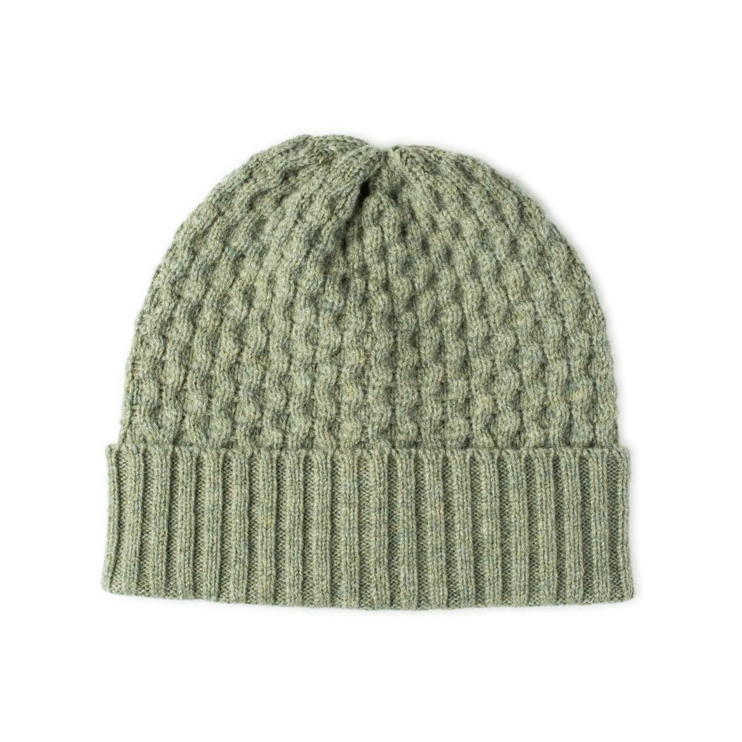 Lomond Lambswool Beanie - Aran Hat - Esk