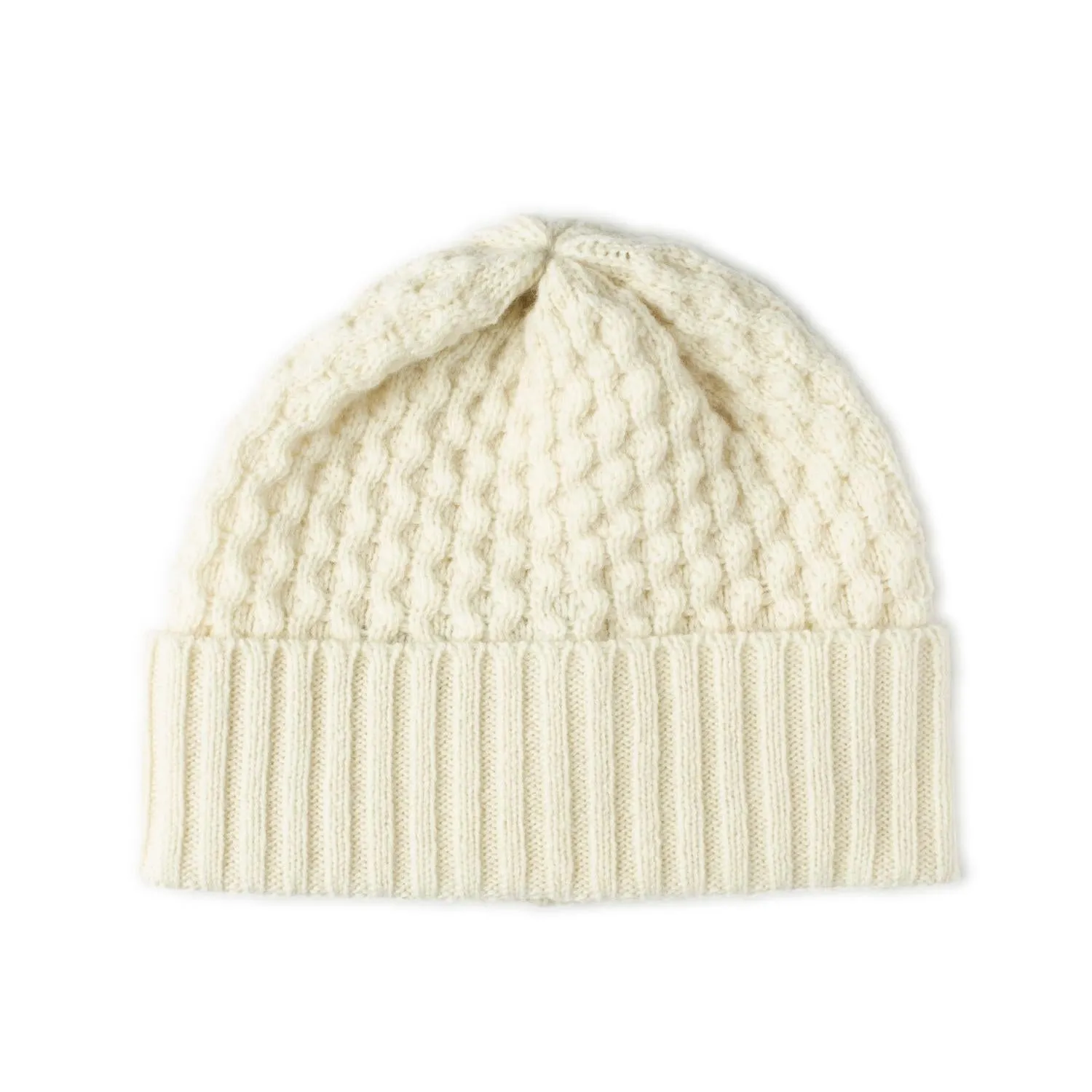 Lomond Lambswool Beanie - Aran Hat - Esk