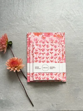 Notebook Set of 3, Vintage Pink