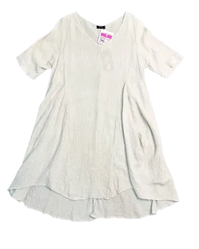 Size XXL (6) - Et Al Stone Linen Blend Dress