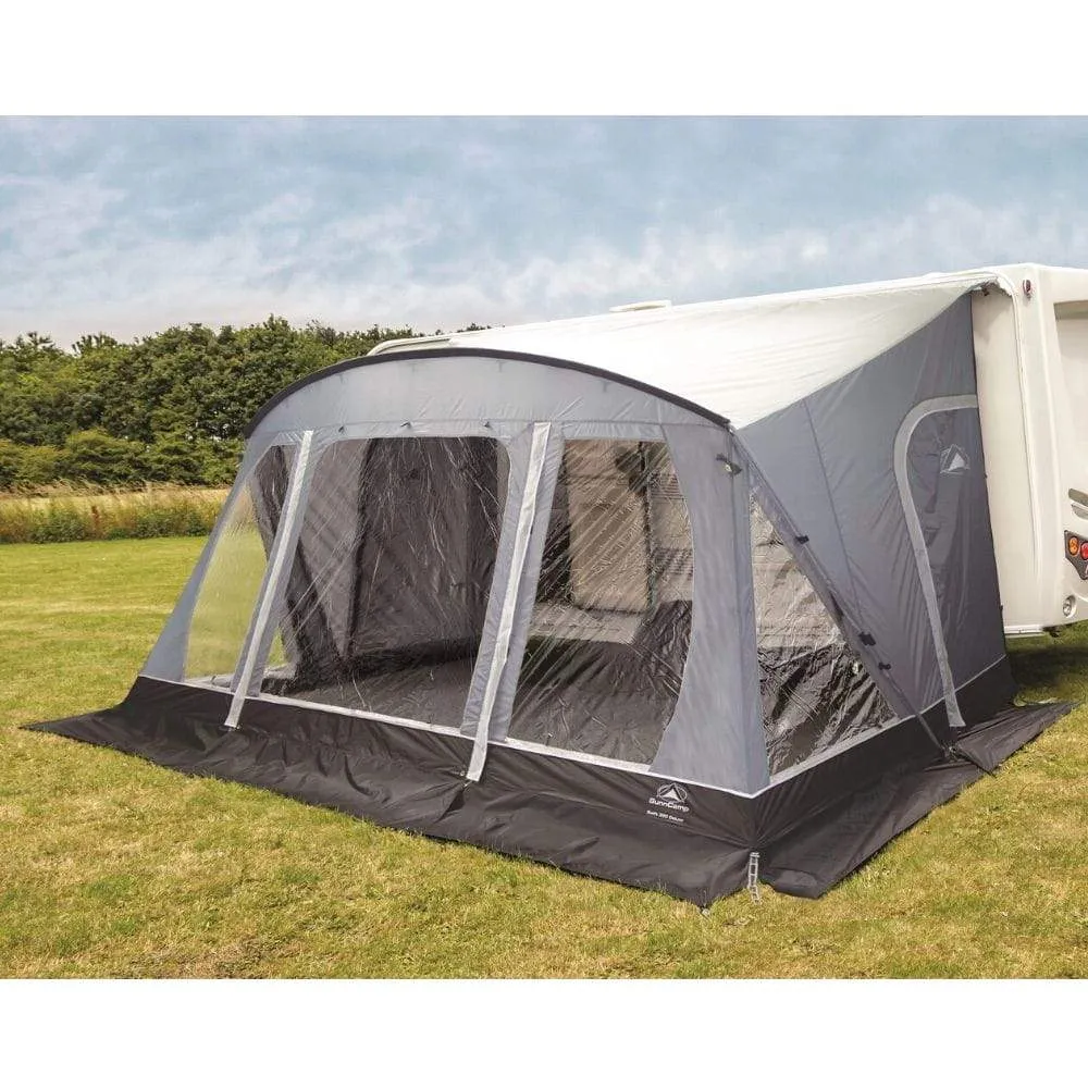 Sunncamp Swift Deluxe SC 390 Caravan Awning SF2064   Free Roof Poles