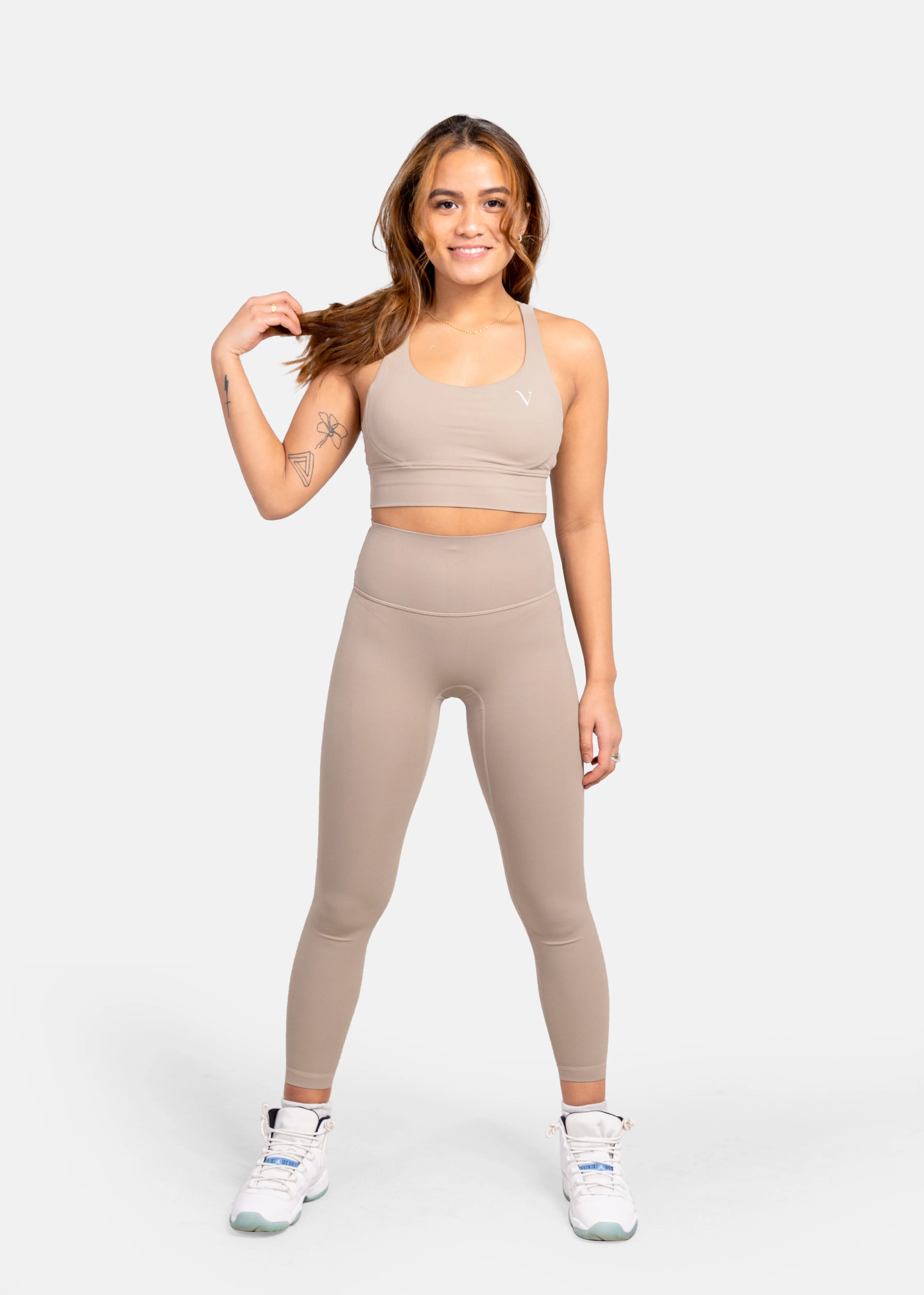 Ultra Flex Seamless Leggings Chai Latte