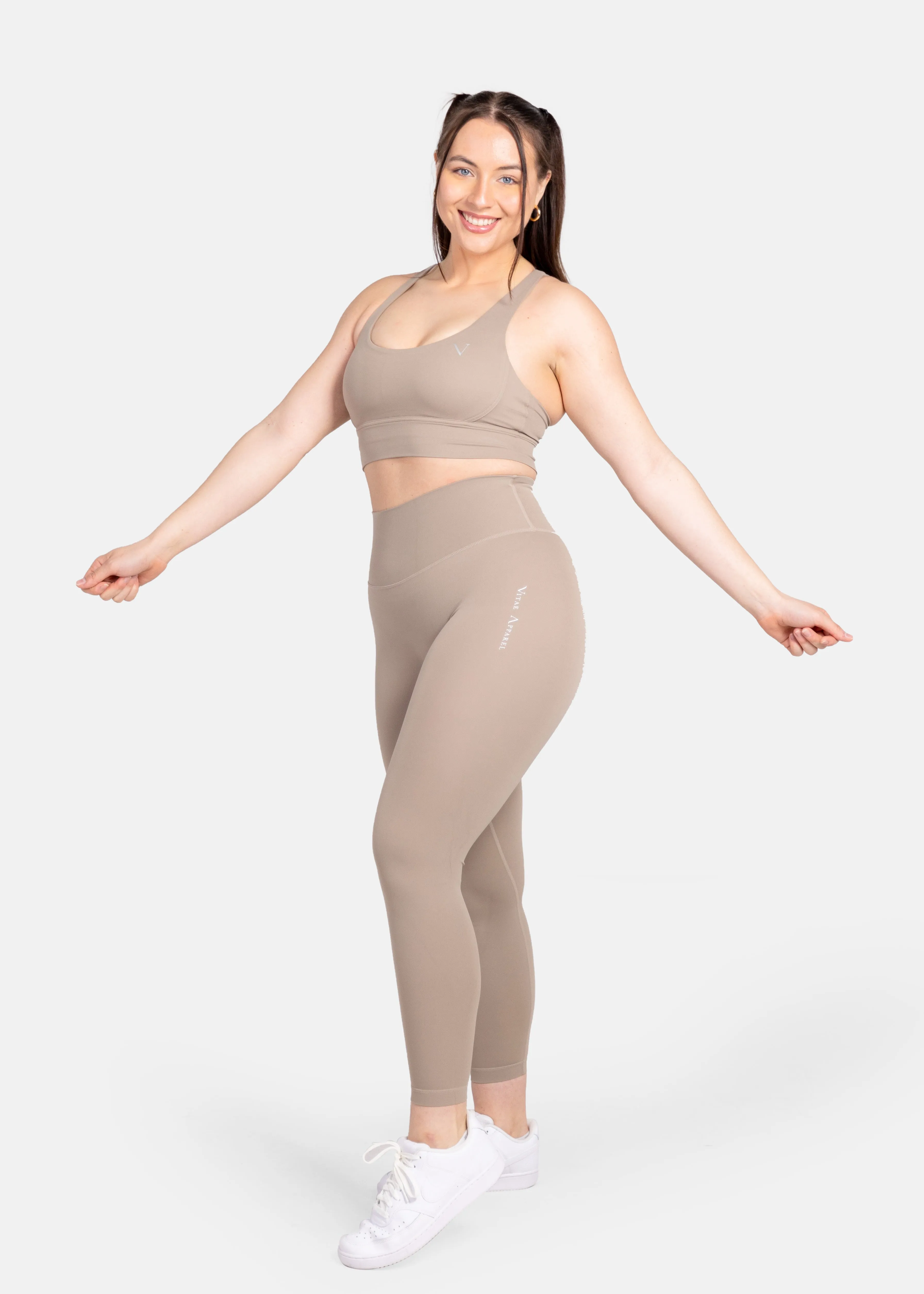 Ultra Flex Seamless Leggings Chai Latte