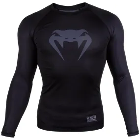 Venum Contender 3.0 Compression T-shirt - Long Sleeves - Black/Grey