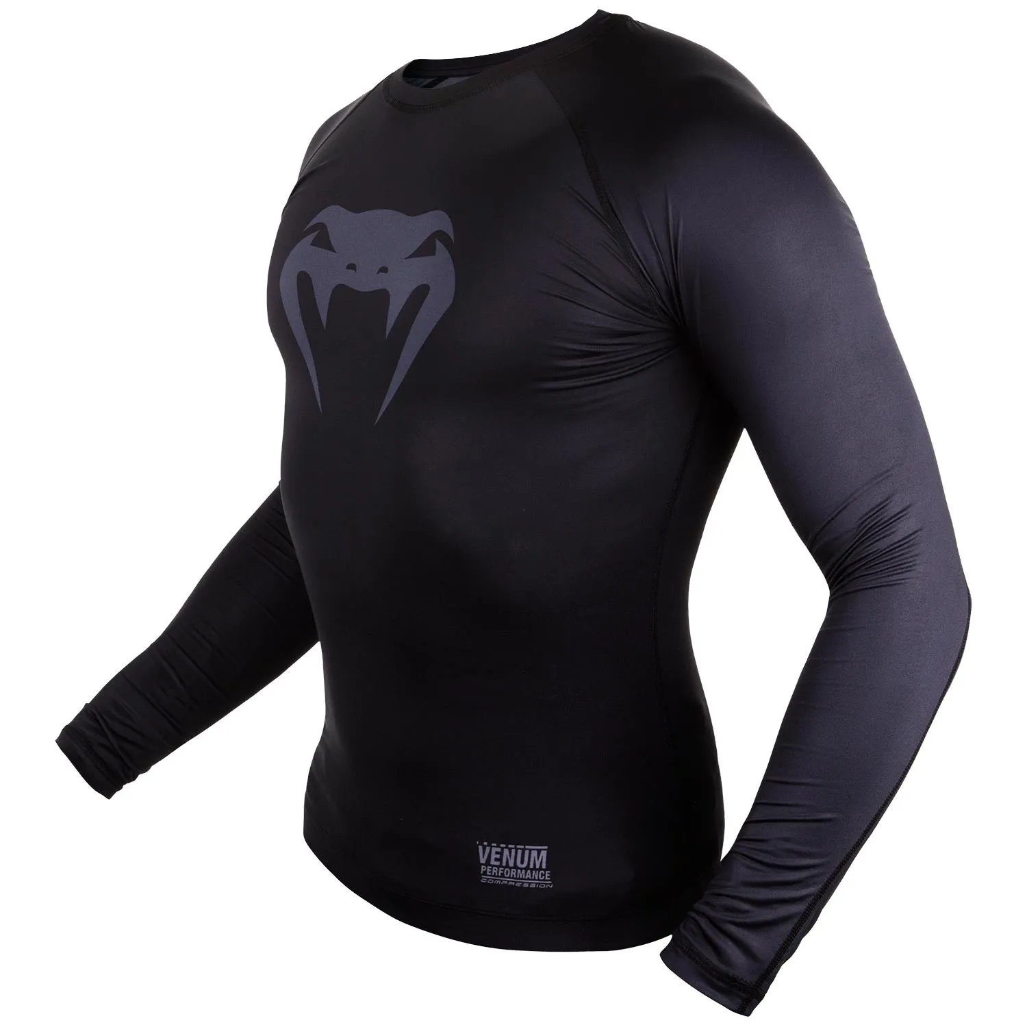 Venum Contender 3.0 Compression T-shirt - Long Sleeves - Black/Grey